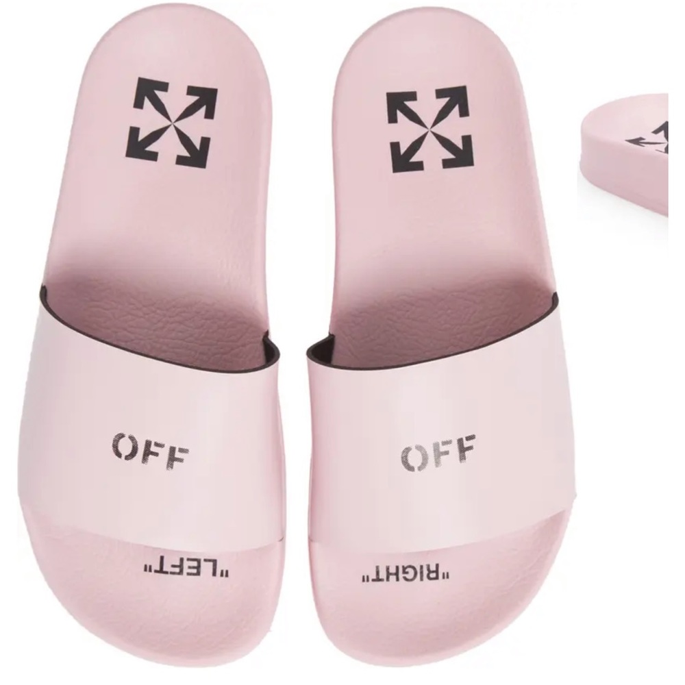 OFF-WHITE 🌸 slides OFF logo on top size 40